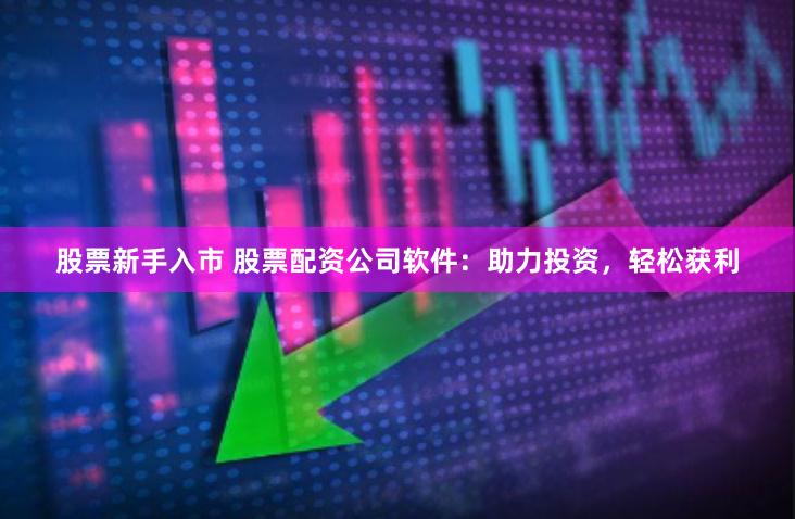 股票新手入市 股票配资公司软件：助力投资，轻松获利